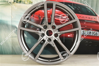 21" Felga Cayenne Turbo, 11J x 21 ET49, Platinum półmat satyna