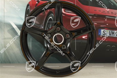 18" Felge Boxster IV, 8J x 18 ET57, schwarz hochglanz