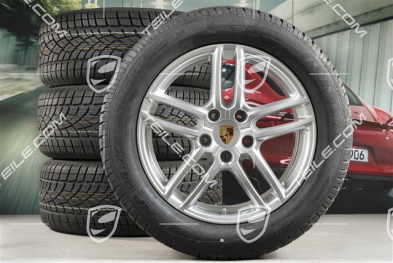 19" Cayenne Turbo IV Winterräder Satz Facelift 2014->, Felgen 8,5J x 19 ET59 + Dunlop Winterreifen 265/50 R19, mit RDK-Sensoren, DOT 15