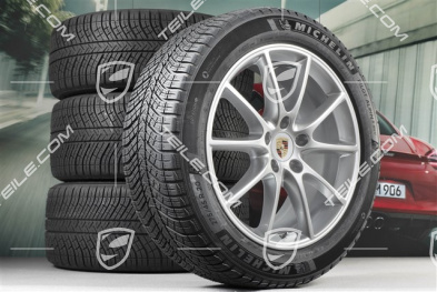20-inch Cayenne COUPE Design winter wheel set, rims 9J x 20 ET50 + 10,5J x 20 ET55 + NEW Michelin winter tyres 275/45 R20 + 305/40 R20, with TPMS