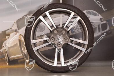 19" Komplet kół letnich Turbo II, felgi 8J x 19 ET57+11J x 19 ET 51 + opony letnie 235/35 ZR 19 + 305/30 ZR 19, bez TPMS