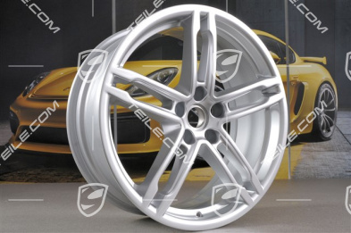 19" Felge, Turbo, 8J x 19 ET21, Brillant-Silber