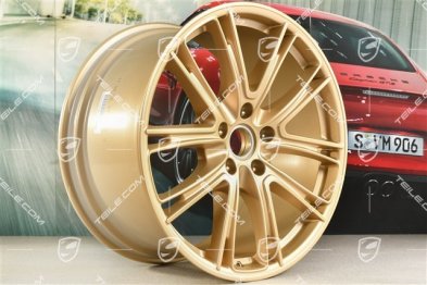 21" Felga Panamera Exclusiv, 11,5J x 21 ET69, Aurum satynowy półmat
