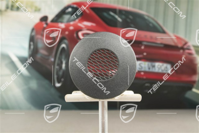 Dashboard side vent, cover / trim / rosette, Granite grey