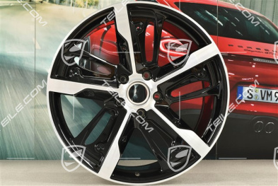 21" Felga Taycan Exclusive Design, 11,5J x 21 ET66, wersja Carbon (nie zawiera osłon karbonowych), tylna, R