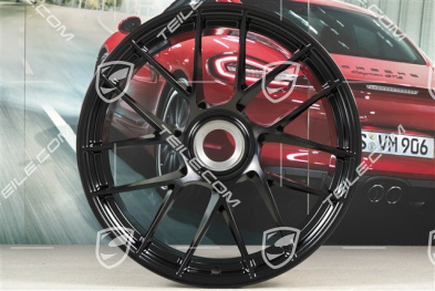 20" Felge Turbo Sport III, Zentralverschluss, 11,5J x 20 ET56, schwarz hochglanz
