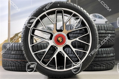 GT3 20" winter wheels  "Turbo S" central locking, 9J x 20 ET51 + 11J x 20 ET59 + Pirelli winter tyres 245/35 R20+295/30 R20, TPMS.