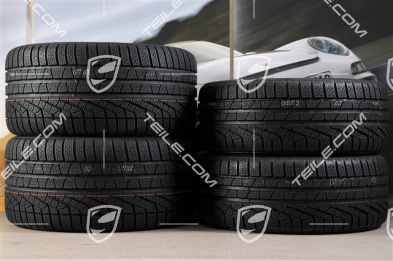 GT3 20" Winterräder Satz "Turbo S" Zentralverschluss, 9J x 20 ET51 + 11J x 20 ET59 + Michelin Winterreifen 245/35 R20+295/30 R20, RDK-Sensoren