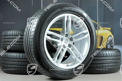 19" "Macan Turbo" Sommerräder Satz, Felgen 8J x 19 ET21 + 9J x 19 ET21, Sommerreifen Hankook Ventus S1 evo2 235/55 R 19 + 255/50 R 19, mit RDK-Sensoren