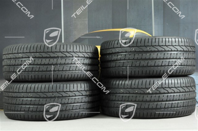 20-inch "RS Spyder Design" in black, summer wheels set, rims 9J x 20 ET26 + 10J x 20 ET19 + Pirelli summer tyres 265/45 R 20 + 295/40 R 20, with TPMS