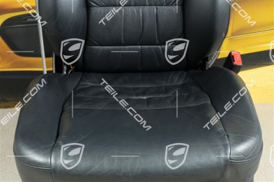 Sitz, manual einstellbar, Heizung, Leder, Metropolblau, Raffleder, R