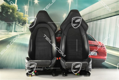 Sportsitze, el. einstellbar, GTS, Leder+Alcantara, schwarz, Satz (L+R)