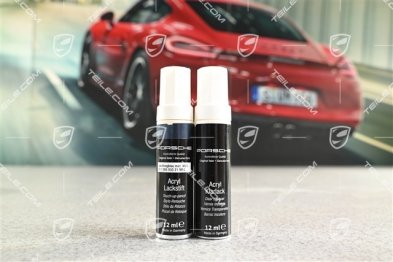 Paint touch-up applicator base coat + clear coat, Yachting blue metallic M5S