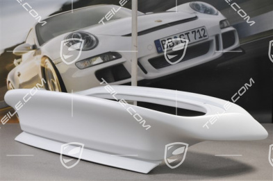 Turbo rear spoiler, incl. rear bonnet (engine lid), without grille