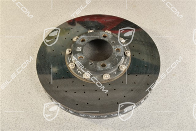 PCCB ceramik brake disc, Panamera, 20-inch / 420mm, damaged on the edge (photos), L