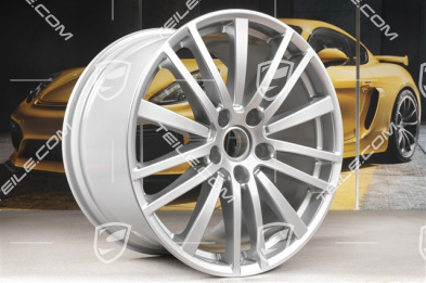20" Felgensatz Panamera Design, 9,5J x 20 ET71 + 11,5J x 20 ET68, Brilliantchromlack