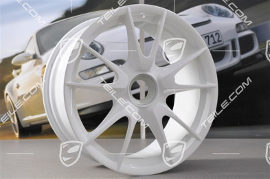 19" Komplet felg GT3RS II 4.0 / GT2RS, białe, przód  9J x 19 ET47+ tył 12J x 19 ET48