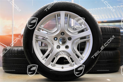 19" Panamera Design Sommerräder Satz, Felgen 9J x 19 ET 60 + 10J x 19 ET61 + Michelin Reifen 255/45 R19+285/40 R19, mit RDK-Sensoren