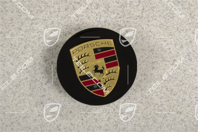 Radzierdeckel Sondermodell Black Edition, Konkav, Wappen farbig