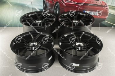 20"+21" GT3 komplet felg, 9,5J x 20 ET46 + 12J x 21 ET45, czarny satynowy półmat