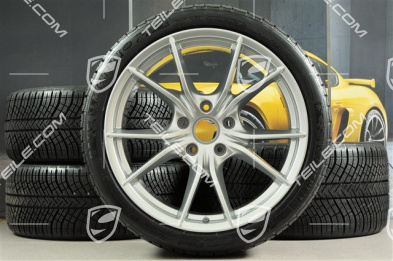 20" koła zimowe, komplet Carrera S (IV), używane felgi 8,5J x 20 ET49 + 11J x 20 ET56 + NOWE opony zimowe Michelin Pilot Alpin PA4 N1 245/35 R20 + 295/30 R20