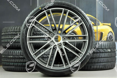 20-inch Turbo IV summer wheels set, rims 8,5J x 20 ET49 + 11,5J x 20 ET76 + summer tyres 245/35 R20  + 305/30 R20