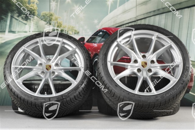20" Winterräder Satz Carrera S (IV), Felgen 8,5J x 20 ET49 + 11J x 20 ET56 + NEUE Michelin Pilot Alpin PA4 N1 Winterreifen 245/35 R20 + 295/30 R20