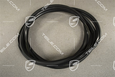 Gasket for rear flap