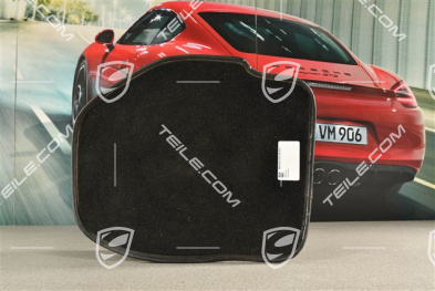 Bodenbelag Teppich, Fussraum hinten, Schwarz, L
