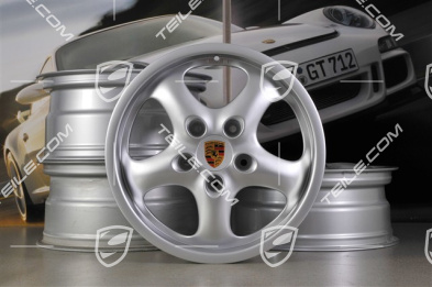 17" Felgensatz CUP II, 7J x 17 ET55 + 8J x 17 ET70, für Winterbetrieb (C2/C4/Targa)