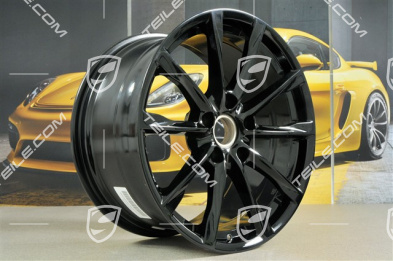 19" Felga Boxster S, 10J x 19 ET45, czarny połysk