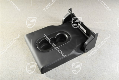 Rear seats Armrest, smooth leather Black
