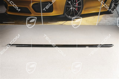 Door trim / moulding, matte black, front,  L