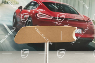 Cover, parking-brake lever, Leather, Sand Beige