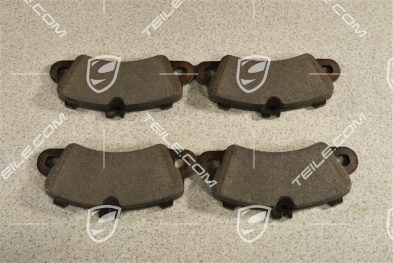 Brake pads, front axle, for Black calipers