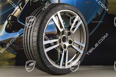 19" Sommerräder Satz TURBO II, Felgen 8J x 19 ET57 + 11J x 19 ET67 + Reifen 235/35 ZR19 + 295/30 ZR19, mit RDK