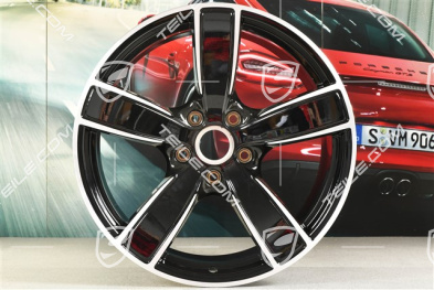 20" Felge Carrera Sport, 10,5J x 20 ET47, schwarz hochglanz
