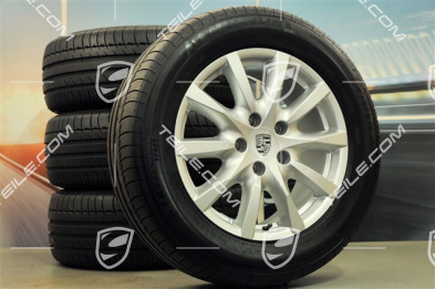 18" Komplet kół letnich Cayenne, felgi 8J x 18 ET53 + opony Michelin 255/55 R18