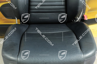 Sitz, manual einstellbar, heizung, Leder/Kunstleder, Metropolblau, beschädigt, R