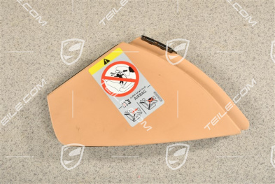 Dashboard trim lower part side cover, Luxor Beige, R