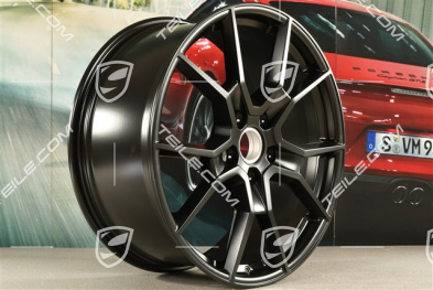21" Felga Sport Turismo GTS / RS Spyder Design, 9,5J x 21 ET60, czarny satynowy mat