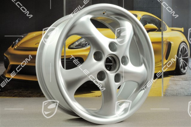 17" Komplet felg Carrera, 7J x 17 ET55 + 8,5J x 17 ET50