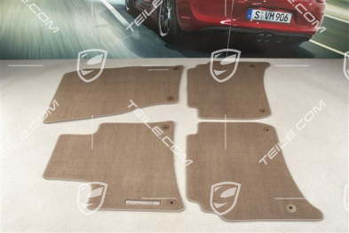 Dywaniki welurowe, zestaw, Climatronic z tyłu, Saddle brown, LL