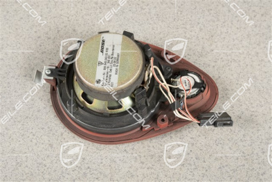 Loudspeaker, BOSE, Boxster red, Convertible, rear, L
