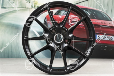 20" Felge, Carrera S III, 9,5J x 20 ET45, schwarz seidenmatt
