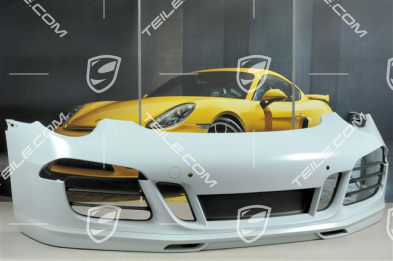 Aero Kit Cup Stoßstange vorne + Aero Kit CUP Frontspoiler + Heckspoiler mit Flügel, ohne Scheinwerferreinigungsanlage Löcher,  mit ParkAssistant (PDC)