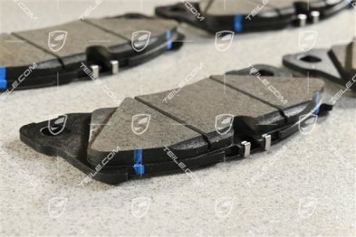 Brake pads, front axle, Black calipers
