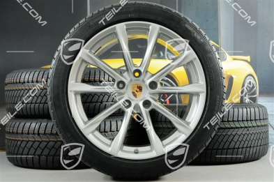 19" Boxster S koła zimowe komplet, felgi 8J x 19 ET57 + 10J x 19 ET45, opony zimowe Continental WinterContact TS 830P 235/40 R19 + 265/40 R19