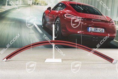 Wide wheel arch cover, rear door, paintable, L