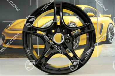 18" Felga Cayman S II (Facelift), 9J x 18 ET43, czarny wysoki połysk